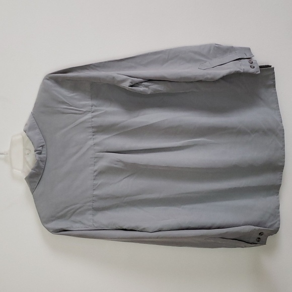 Dressbarn sage green casual button down shirt, career, women's size medium - Picture 6 of 6